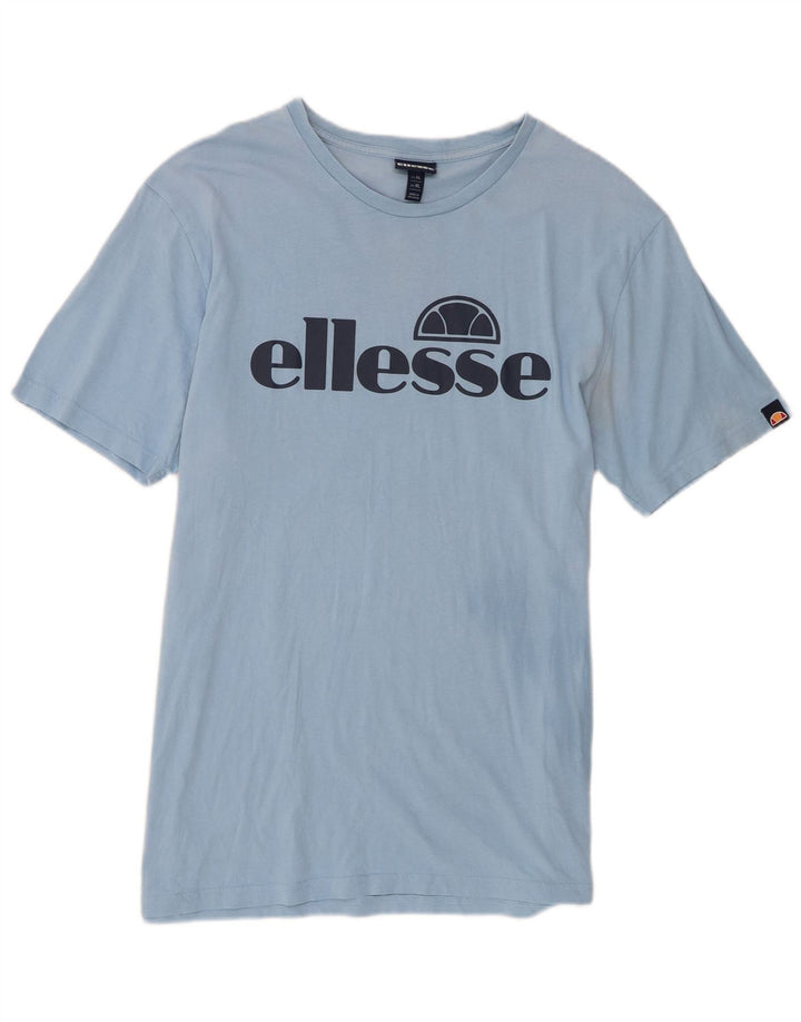 Camiseta Ellesse masculina gráfica Top XL algodão azul