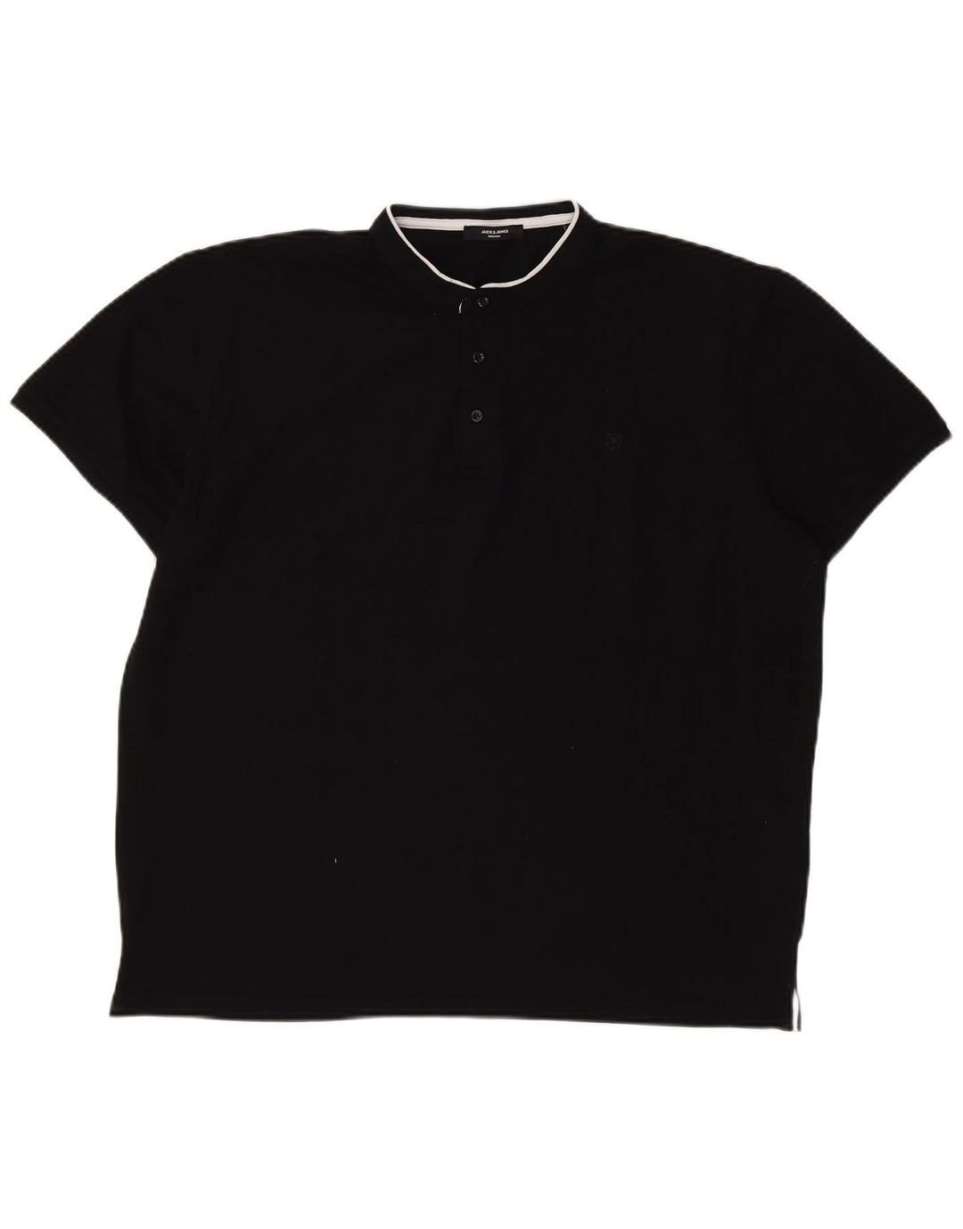 Camisa polo masculina JACK & JONES 2XL algodão preto