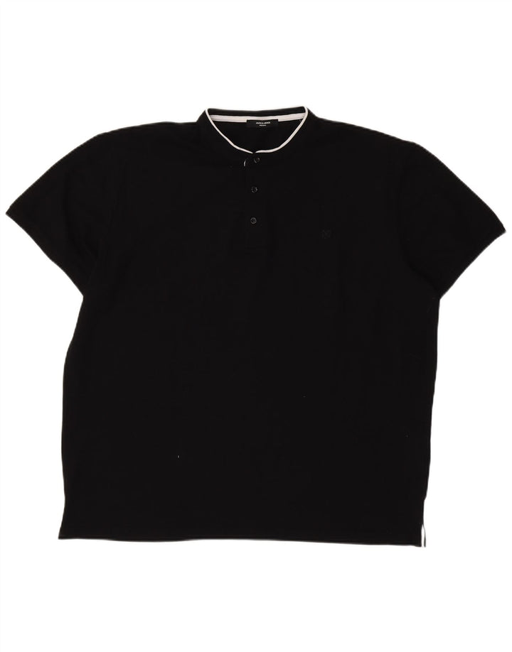 Camisa polo masculina JACK & JONES 2XL algodão preto