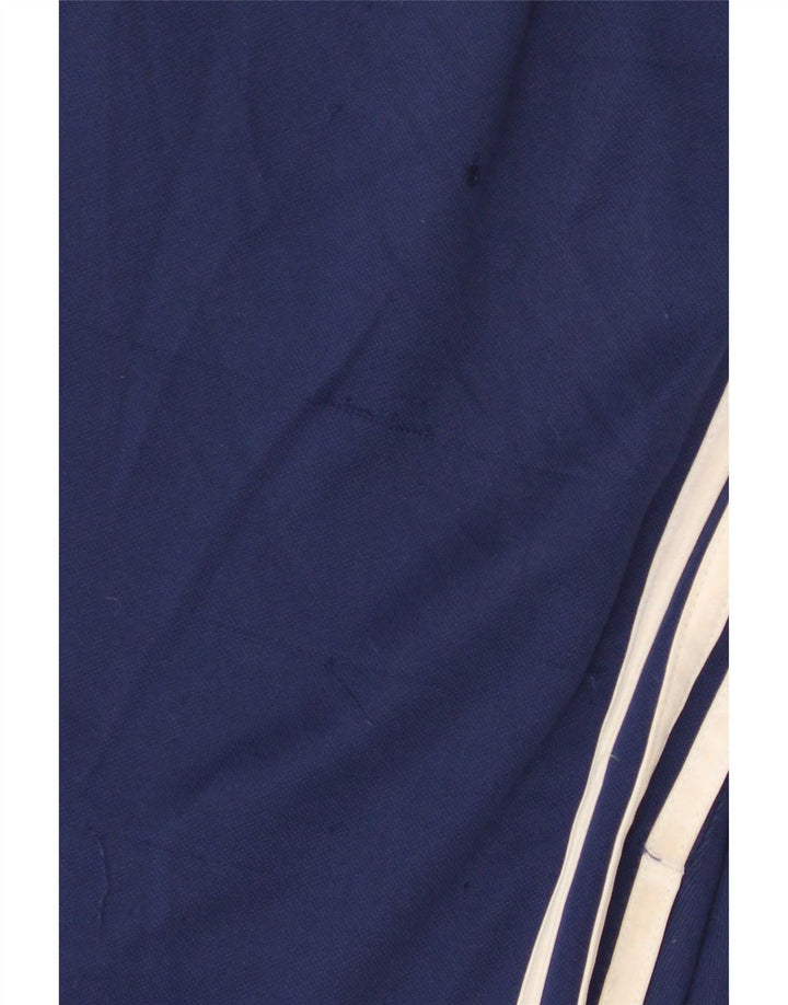 Calça de treino masculina Adidas Climacool grande bloco colorido azul marinho