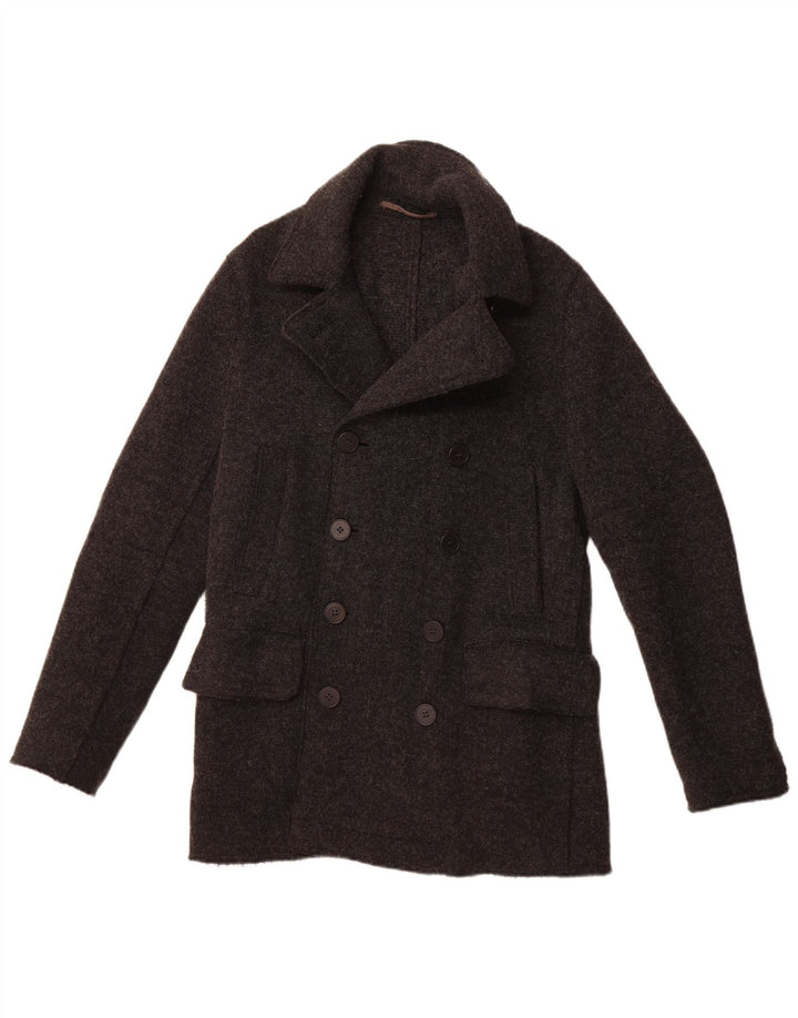 Casaco masculino de malha PRENTISS IT 50 grande lã cinza