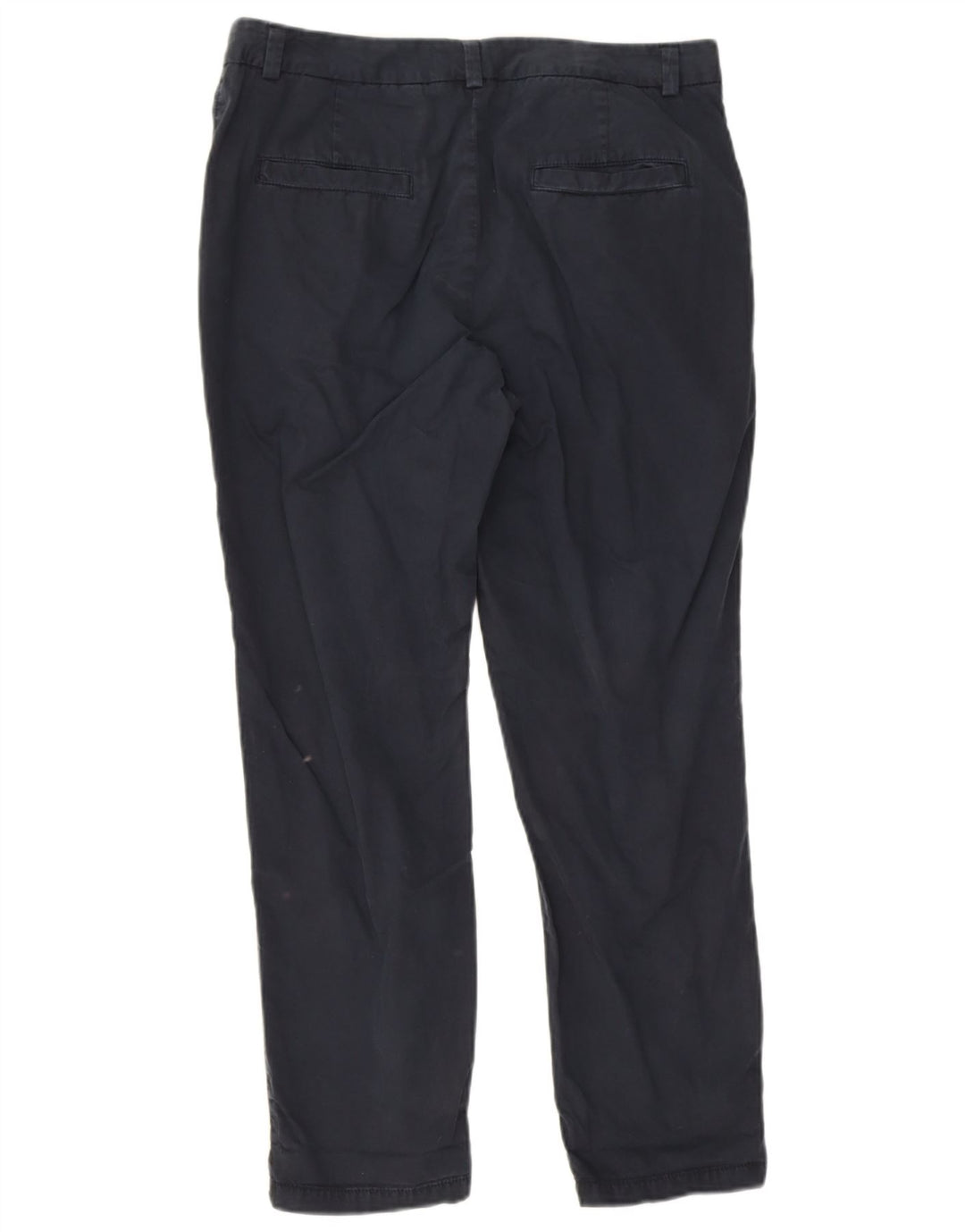 Calça Chino Feminina Marks & Spencer Reino Unido 12 Médio W32 L26 Azul Marinho