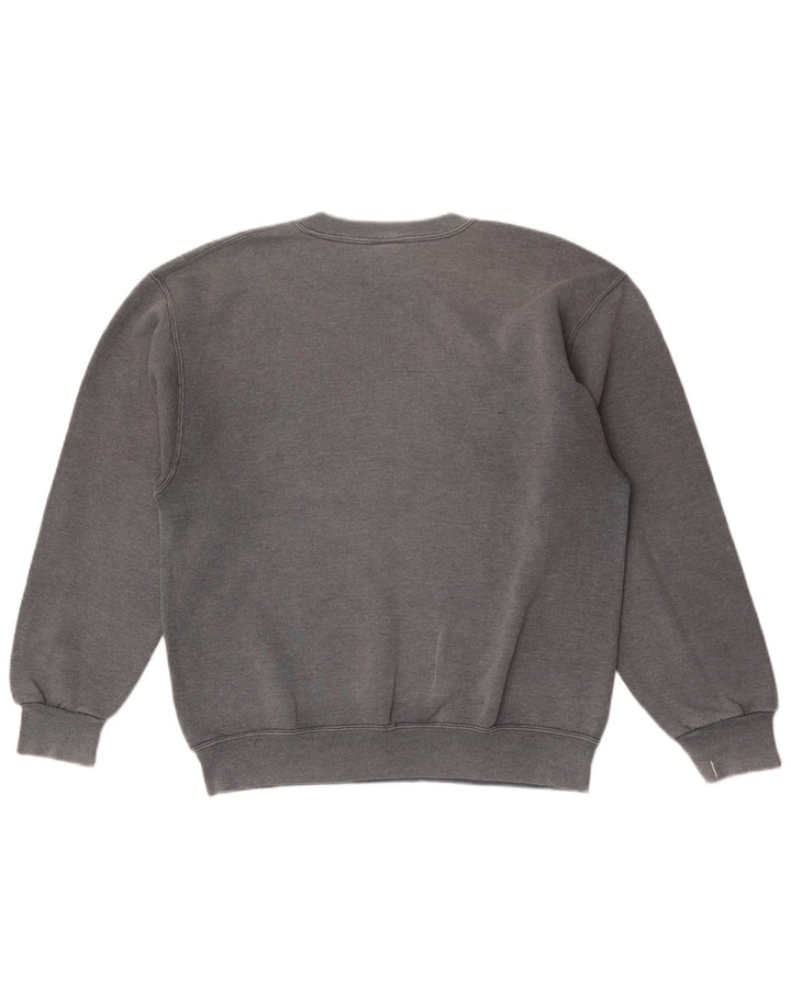 Russell Athletic Mens moletom jumper médio algodão cinza