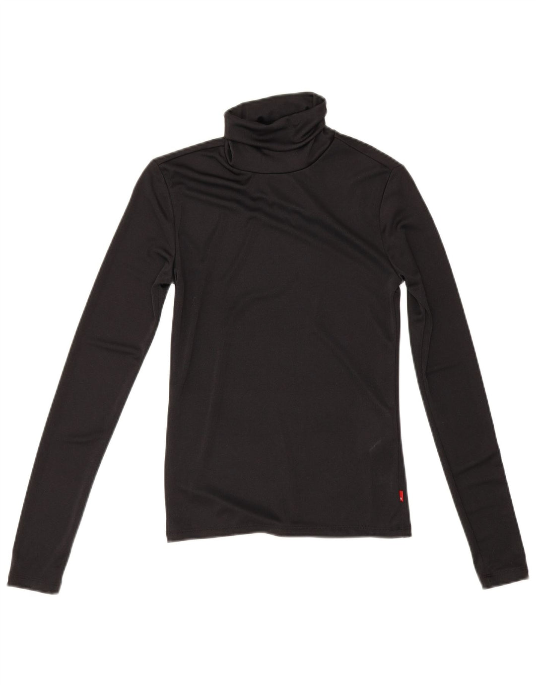Top feminino Levi's manga comprida UK 6 XS preto poliéster