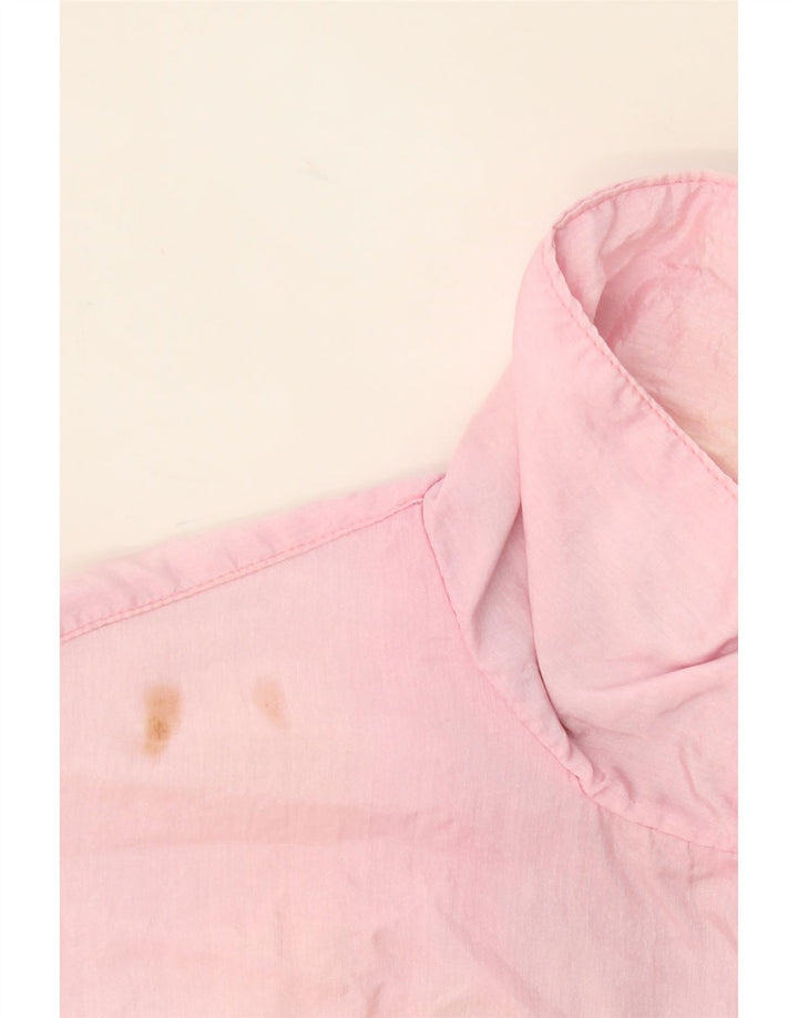 Fato de treino feminino grande e completo VINTAGE Reino Unido 14 bloco colorido rosa médio