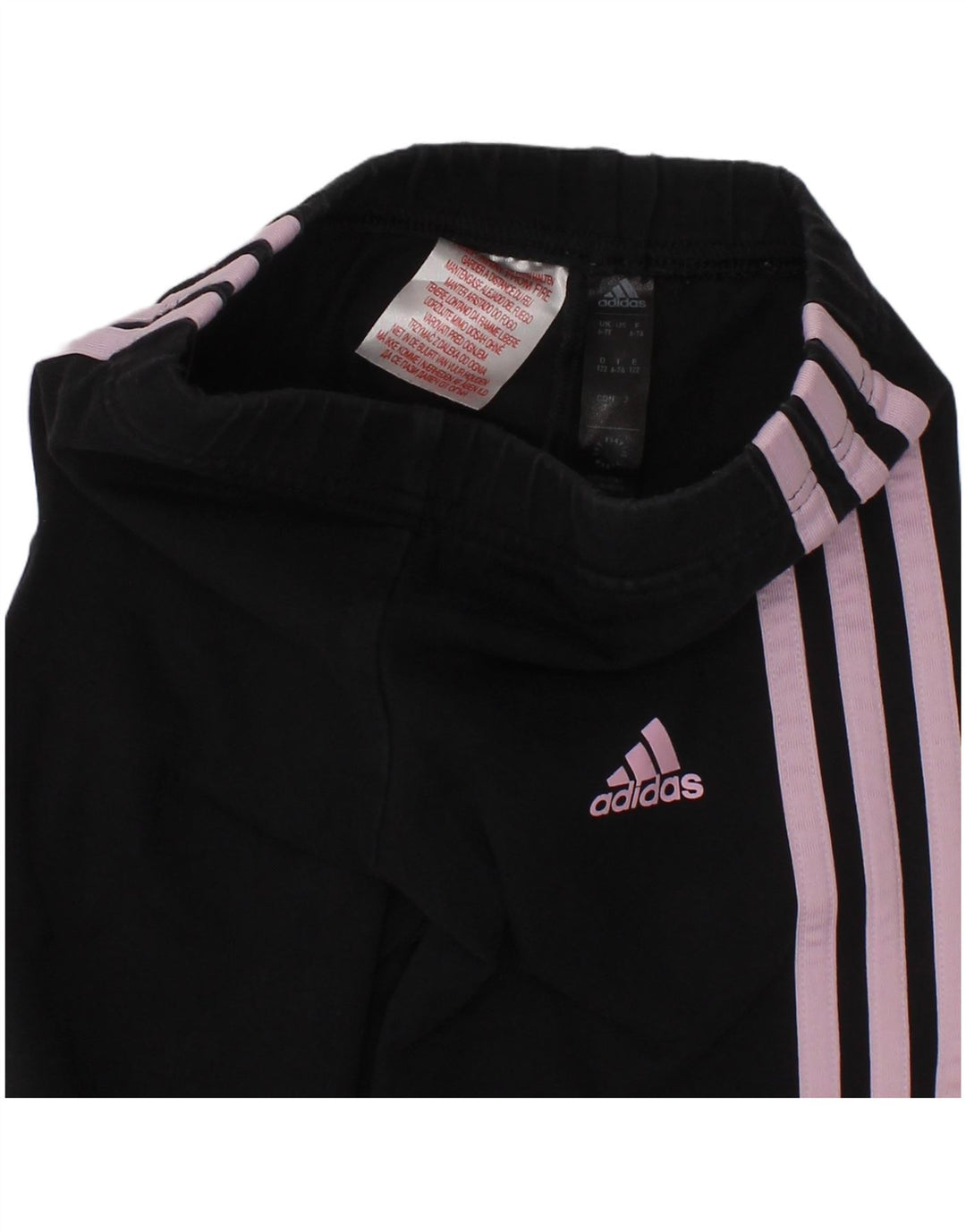 Leggings Adidas Meninas 6-7 Anos Algodão Preto