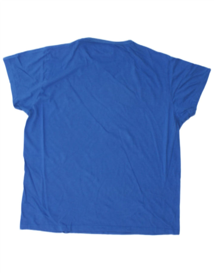 Camiseta gráfica masculina JACK & JONES XL azul