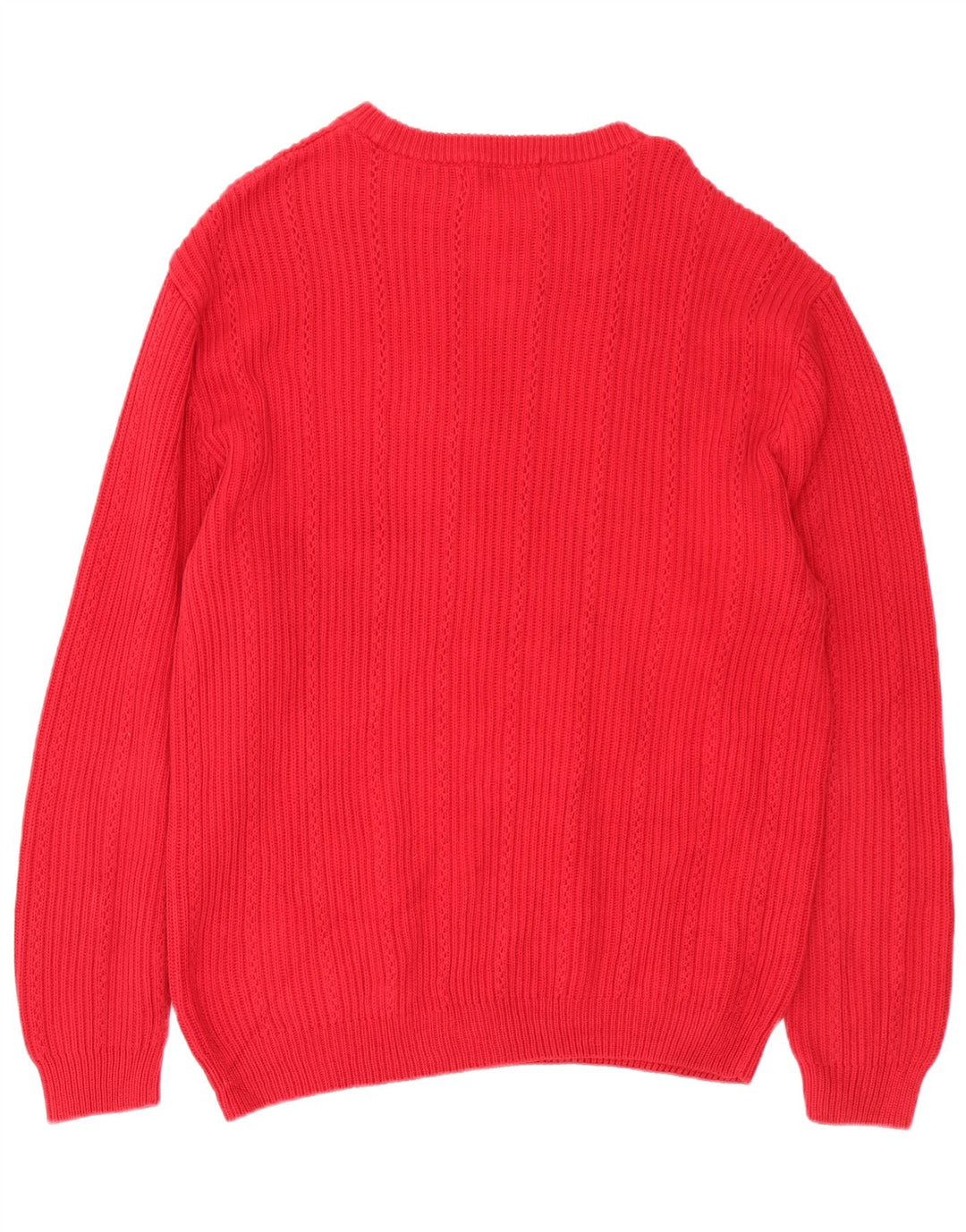Suéter masculino Chaps com gola redonda, grande algodão vermelho