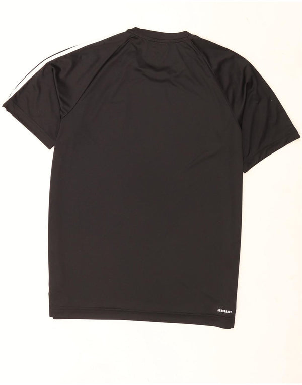 Adidas Mens Aeroready T-Shirt Top Large Black Polyester