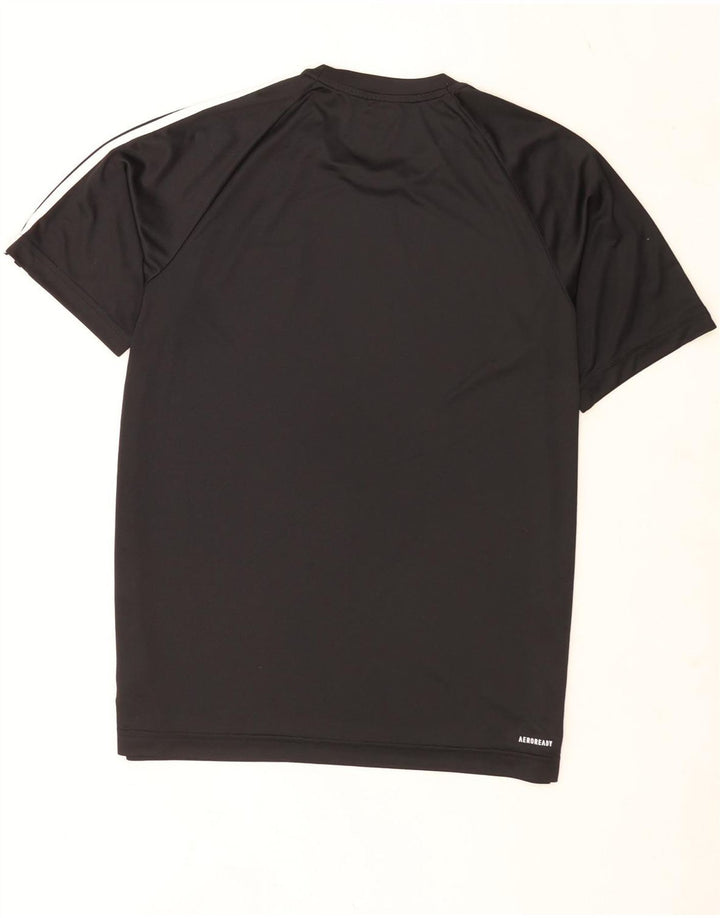 Adidas Mens Aeroready Camiseta Top Grande Poliéster Preto
