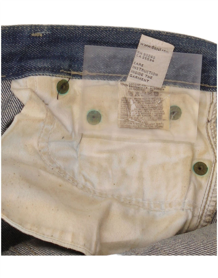 Diesel feminino bootcut jeans W32 L32 azul algodão