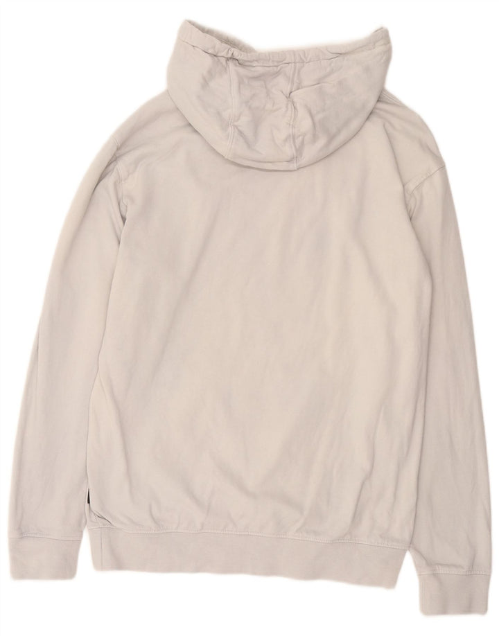 Vans Mens Hoodie Jumper Médio Cinza Algodão