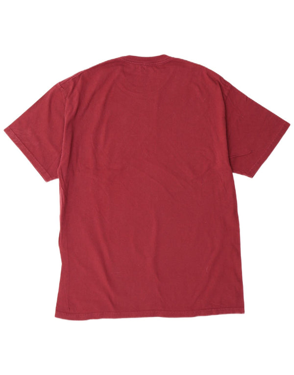 Volcom Boys 13-14 Years Large Burgundy Cotton