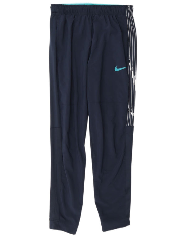 Nike Mens Graphic Calças de treino Joggers Médio Azul Marinho Poliéster