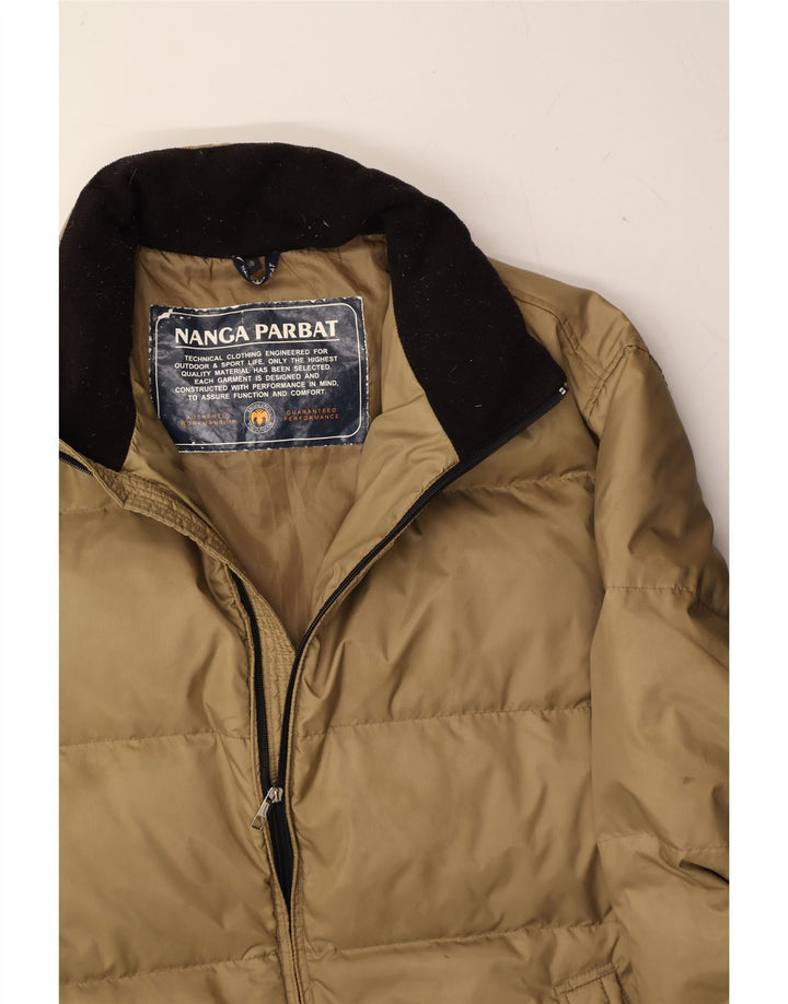 Jaqueta acolchoada masculina NANGAPARBAT IT 58 4XL poliéster bege