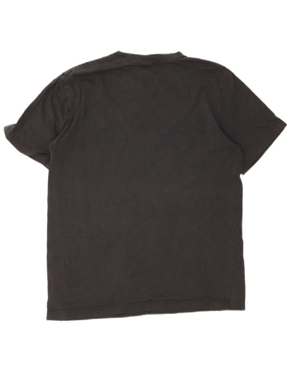 Camiseta Nike masculina gráfica Top médio algodão preto