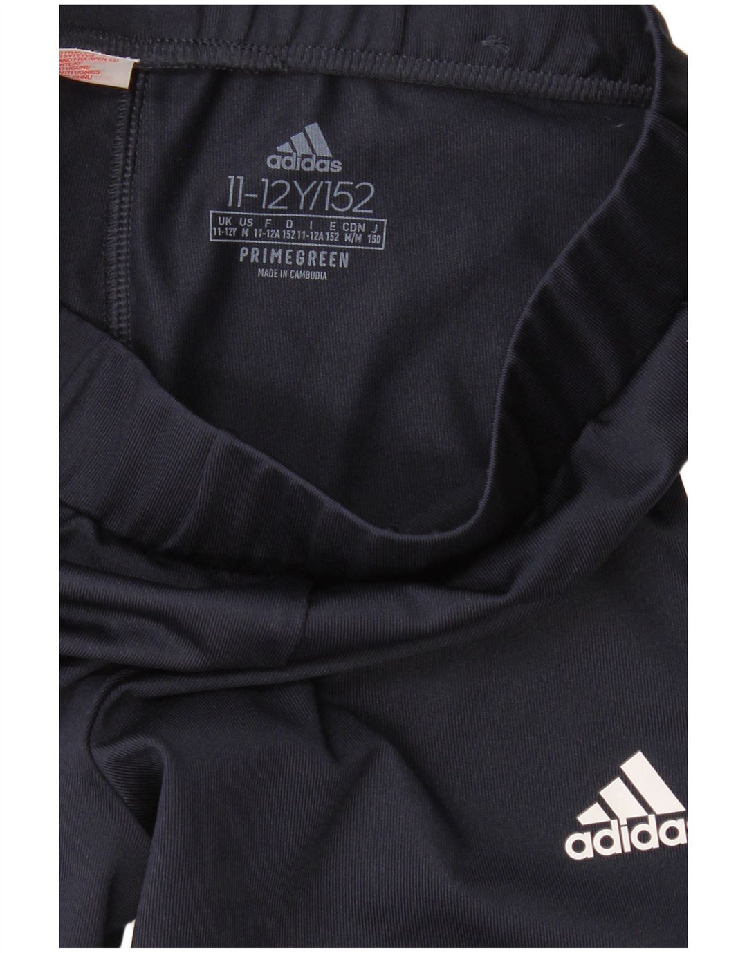 Leggings ADIDAS Menina 11-12 Anos Preto Poliéster