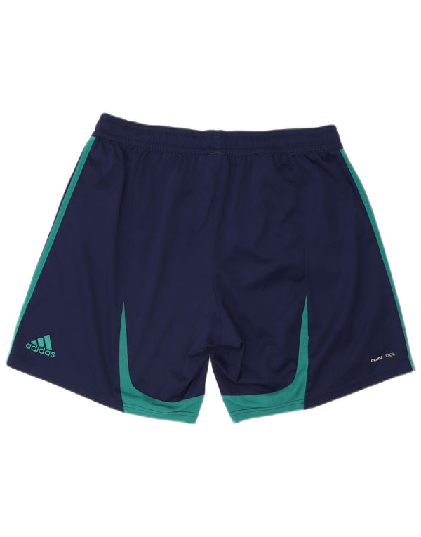 Adidas Masculino Climacool Sport Shorts XL Azul Marinho Colorblock Poliéster