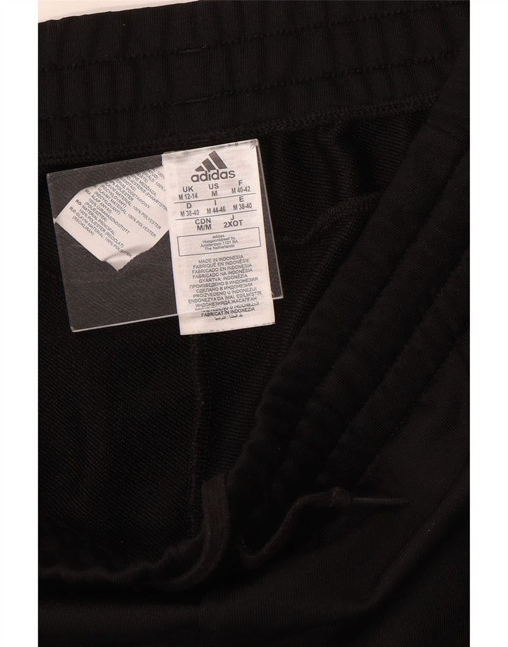 Calça de treino feminina Adidas Joggers UK 12/14 médio preto poliéster