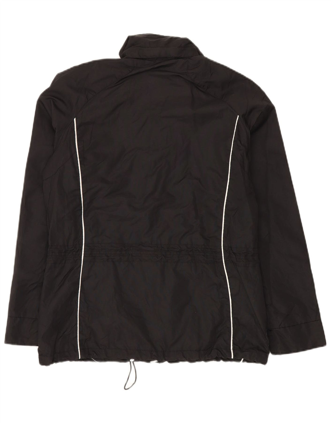 Jaqueta de chuva masculina Brugi UK 38 poliamida colorblock preta média