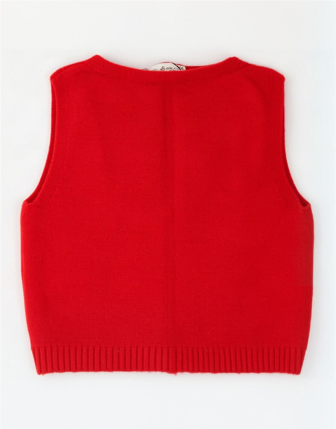 Regata feminina Zara com colete curto Reino Unido 14 Viscose vermelha média