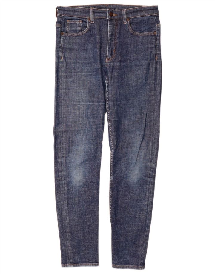 Cos Womens Slim Jeans W28 L29 Azul Algodão