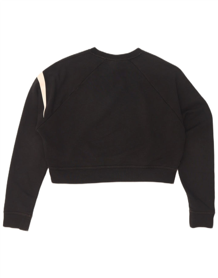 Moletom Nike Feminino Oversized Crop Graphic Jumper UK 6 XS Preto