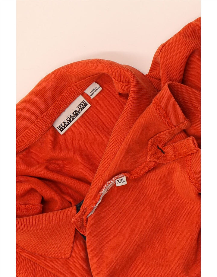 Camisa polo masculina Napapijri 2XL laranja