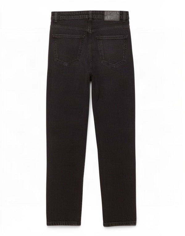 Zara Jeans Cônicos Femininos EU 38 Pequeno W28 L28 Algodão Preto