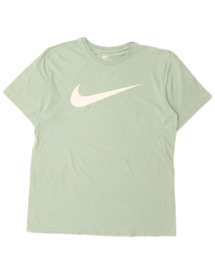 Camiseta masculina NIKE Regular Fit Graphic Top Médio Turquesa