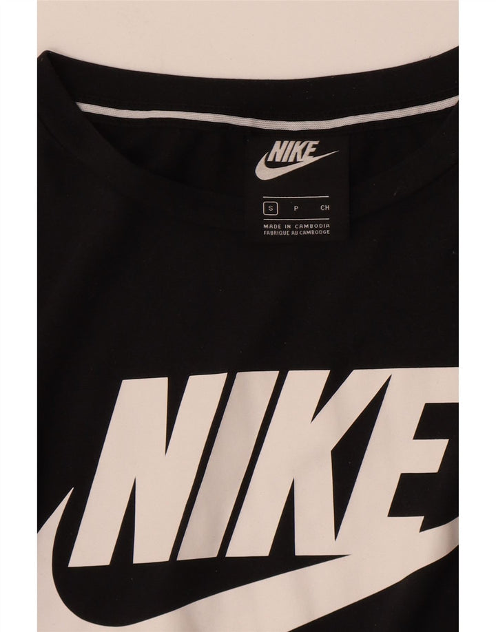 Camiseta Nike Feminina Graphic Top UK 10 Pequena Preta
