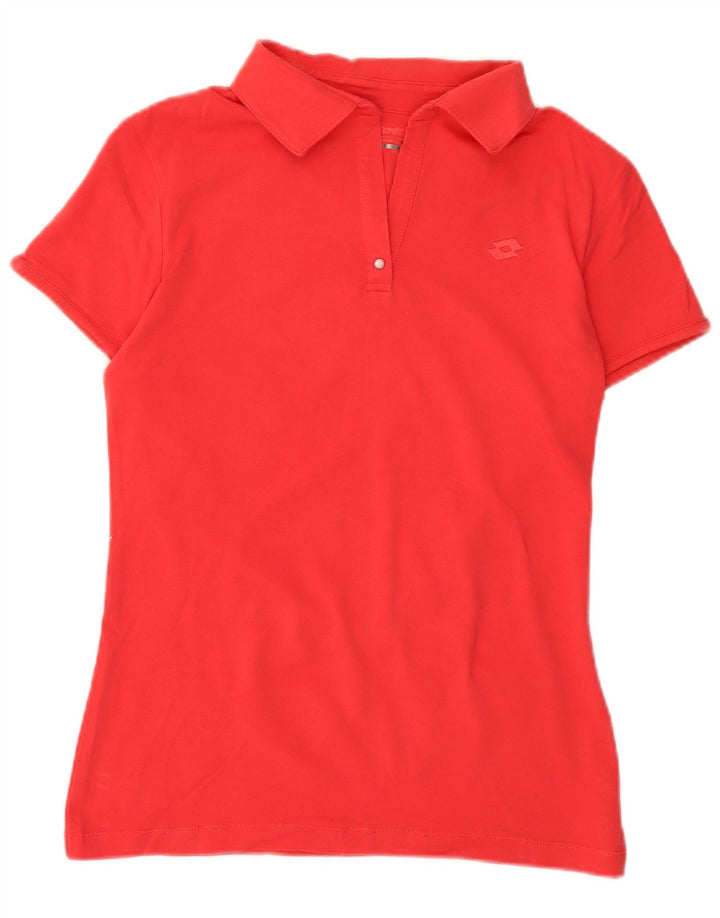 Camisa polo feminina LOTTO UK 20 2XL algodão vermelho
