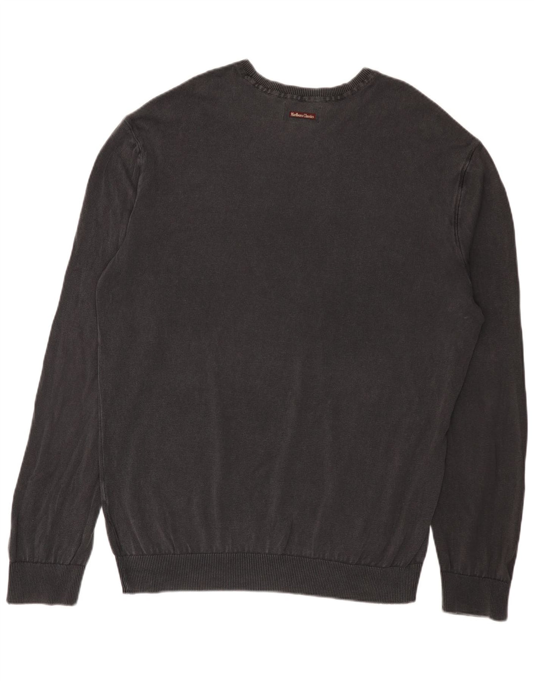 Suéter masculino Marlboro Classics com gola redonda 3XL cinza
