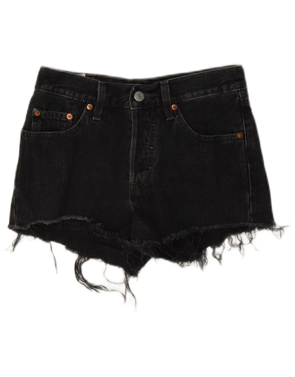 Shorts jeans feminino Levi's 501 W24 XS algodão cinza