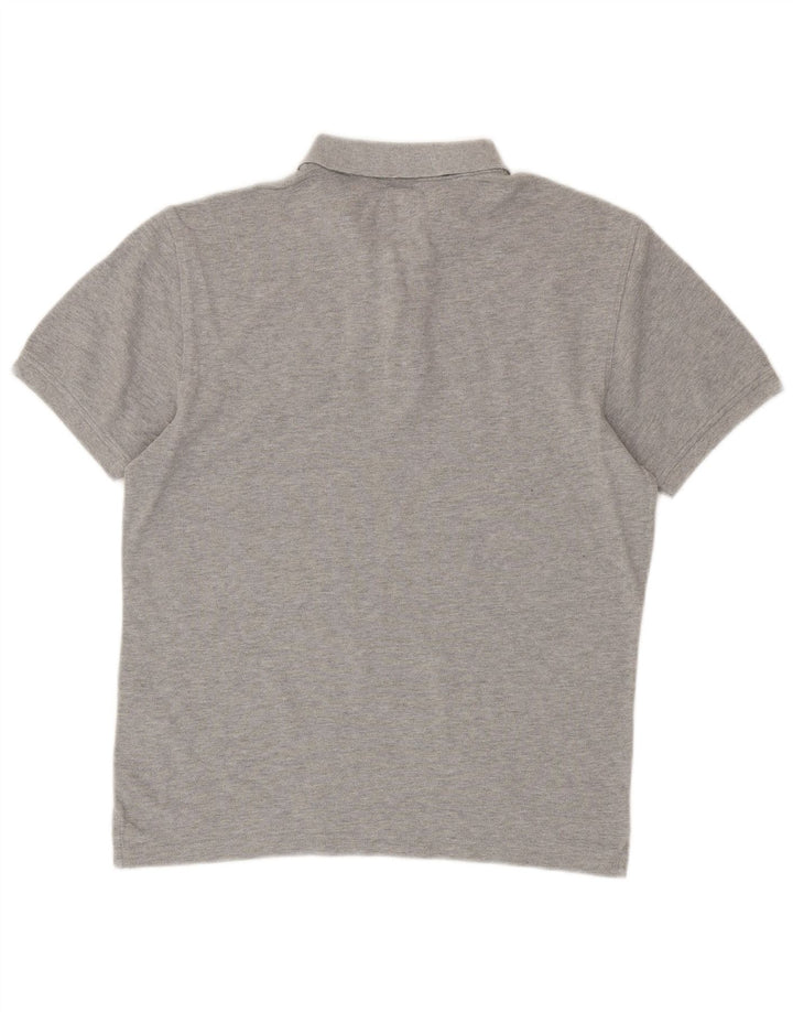 Camisa polo masculina LEVI'S pequena cinza algodão