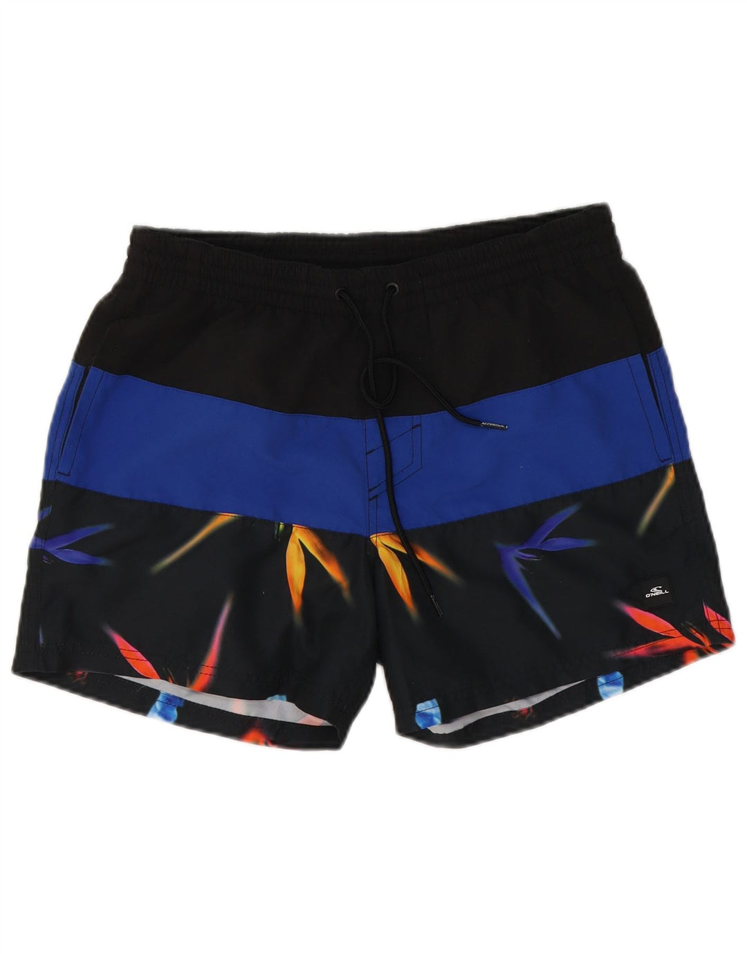 Shorts de natação masculino O'Neill pequeno poliéster colorblock preto