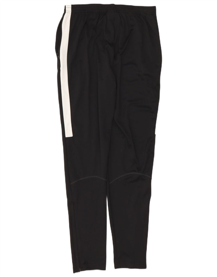 Calça de treino masculina Nike Dri Fit médio preto colorblock poliéster