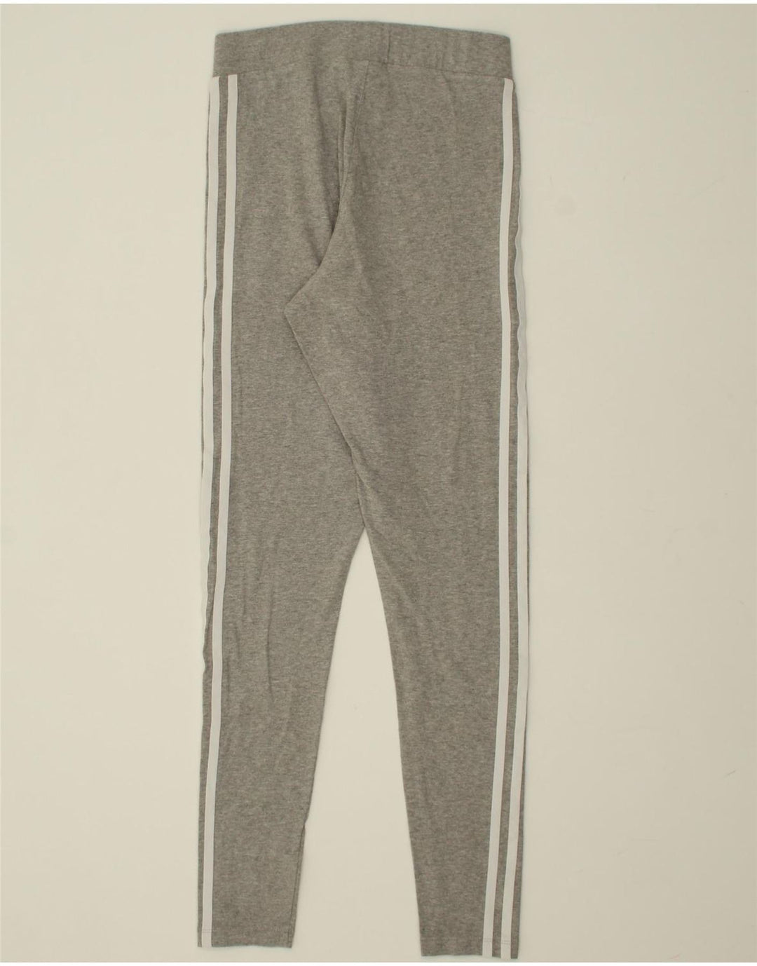 ADIDAS Womens Leggings UK 8 Small  Grey Cotton Vintage Adidas and Second-Hand Adidas from Messina Hembry 