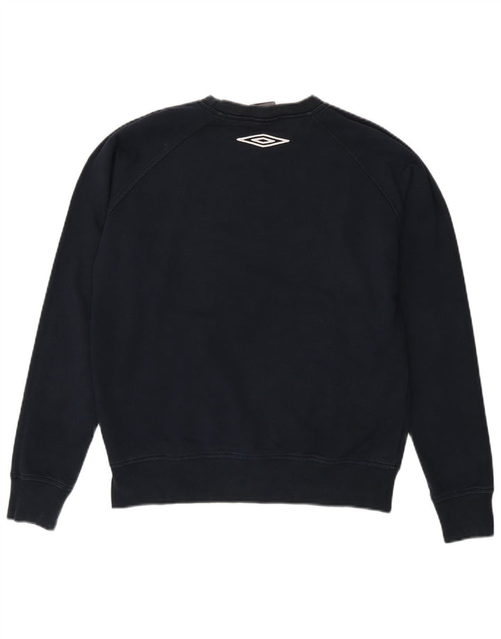 UMBRO moletom masculino jumper pequeno algodão azul marinho