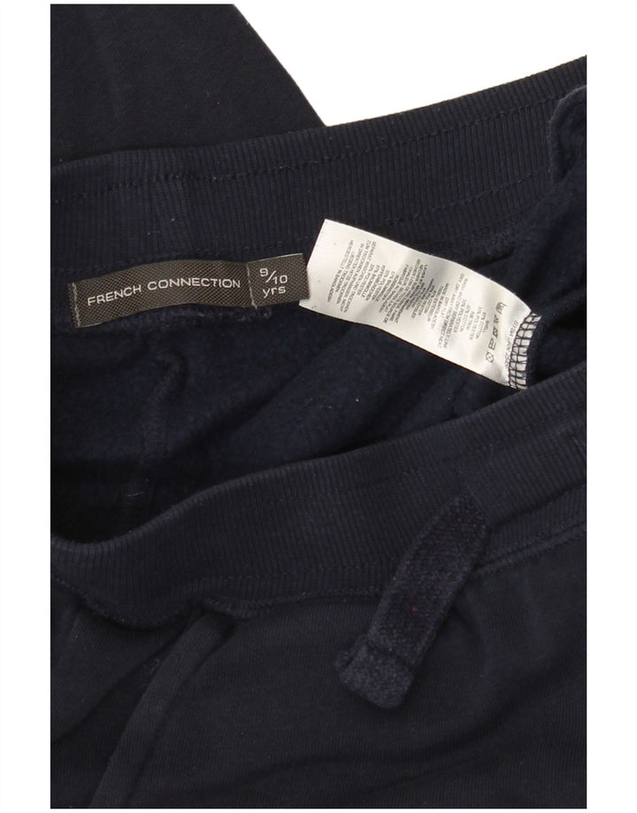 FRENCH CONNECTION Boys Tracksuit Trousers Joggers 9-10 Years  Navy Blue