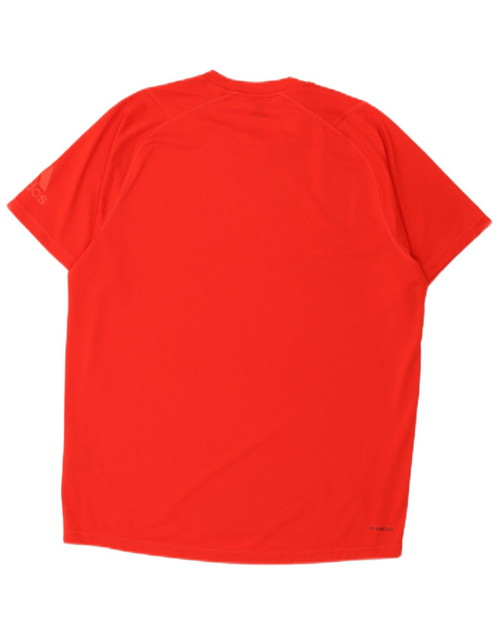 Camiseta Adidas Masculina Aeroready Graphic Top Grande Poliéster Vermelho
