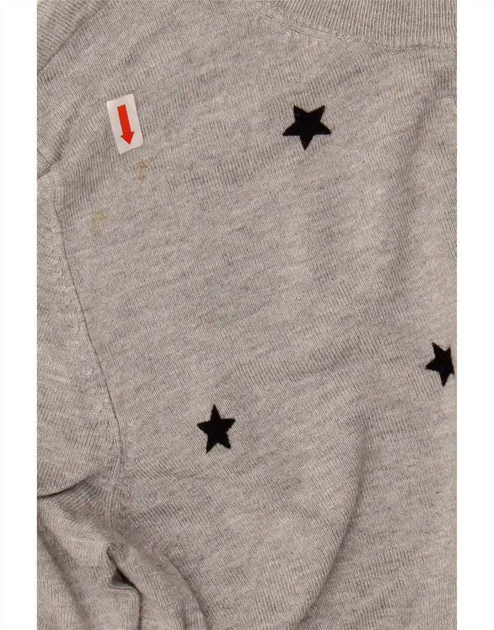 Suéter cardigã feminino Marks & Spencer Reino Unido 10 pequeno cinza