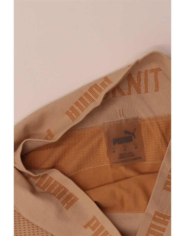 Leggings Puma Feminino UK 12 Médio Bege