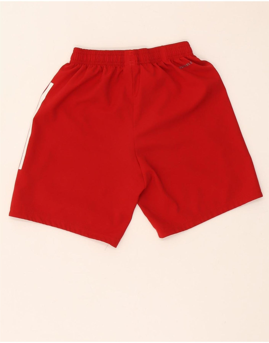 Shorts esportivos Adidas meninos 11-12 anos poliéster vermelho