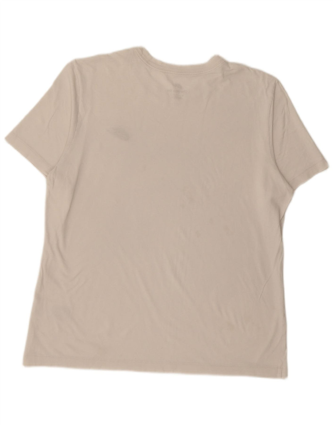Camiseta masculina NIKE Top grande de algodão branco