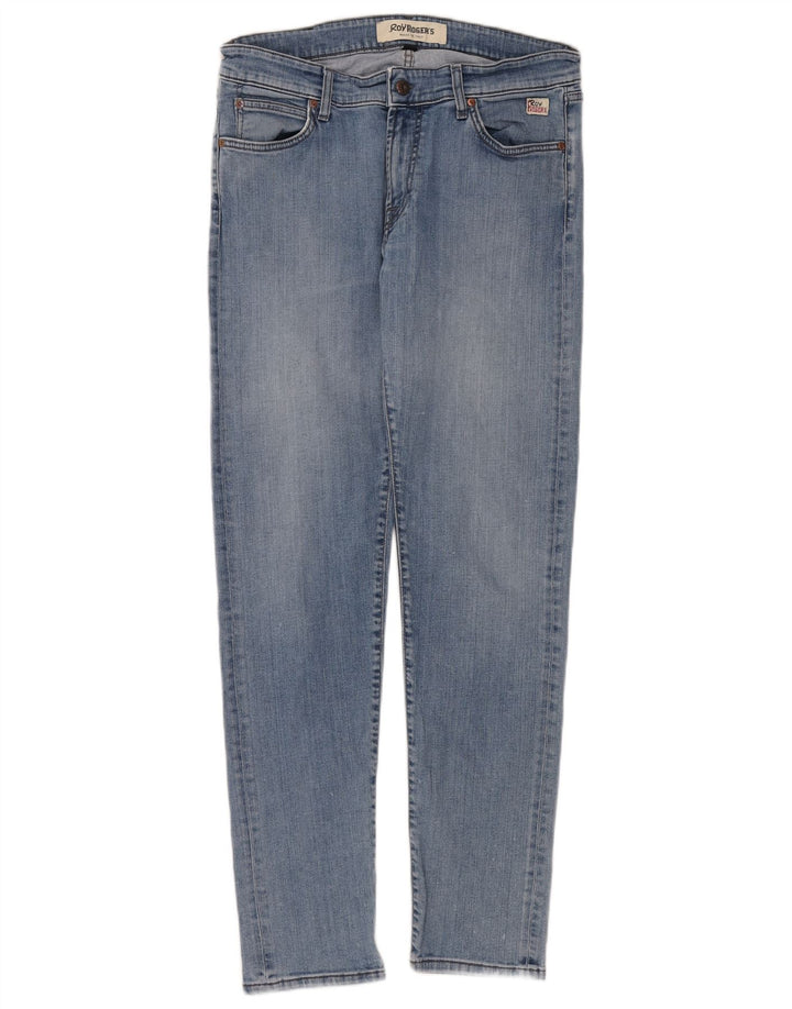 Calça jeans skinny feminina Roy Rogers W35 L32 azul