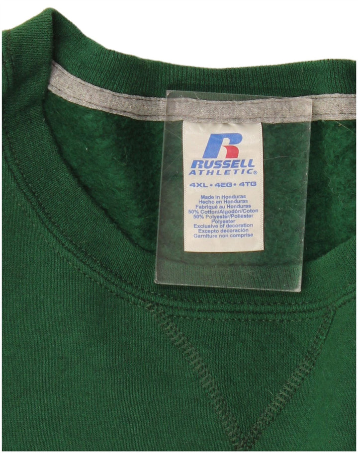 Suéter masculino RUSSELL ATLÉTICO 4XL algodão verde