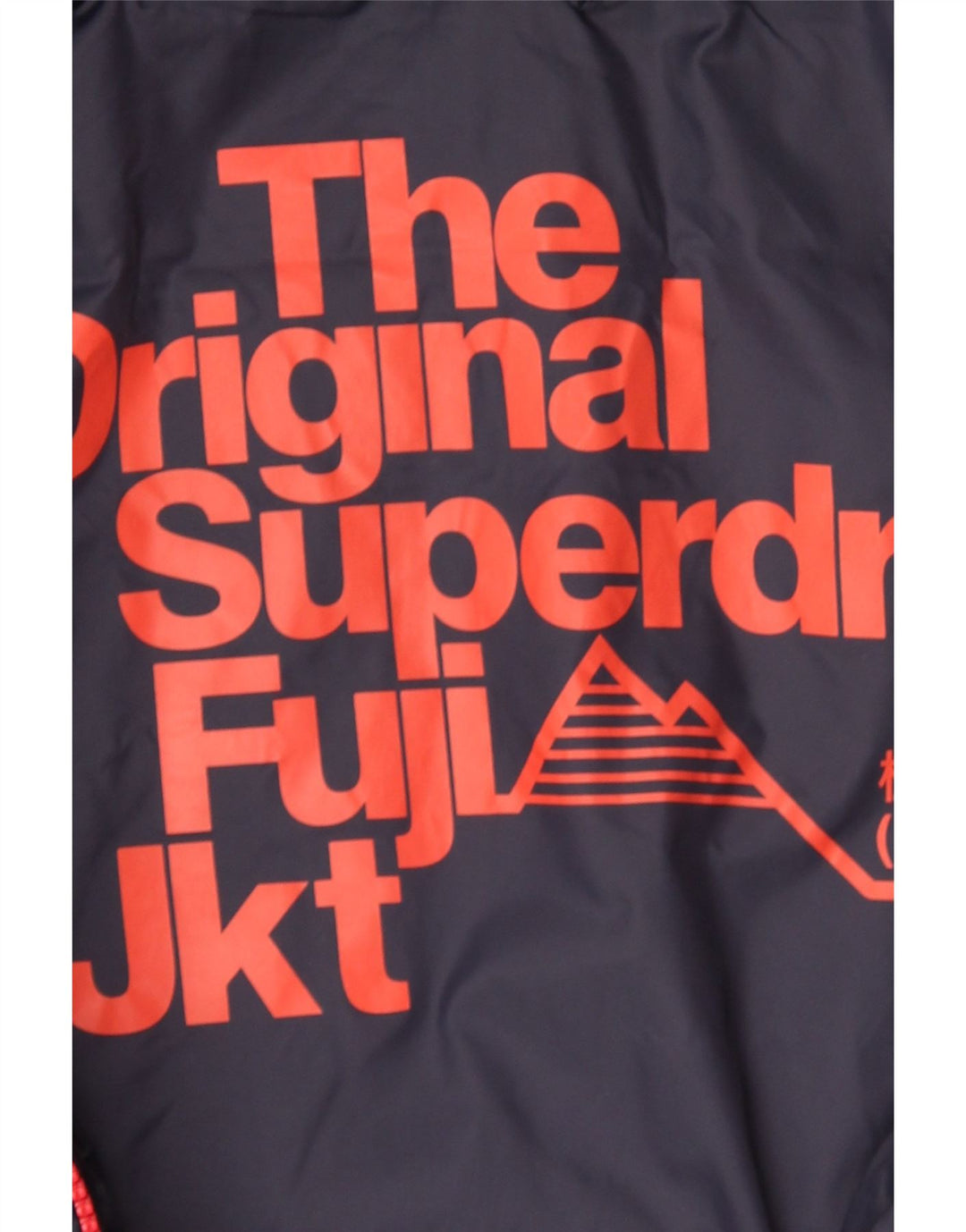 Jaqueta acolchoada com capuz feminina Superdry UK 10 pequena azul marinho nylon