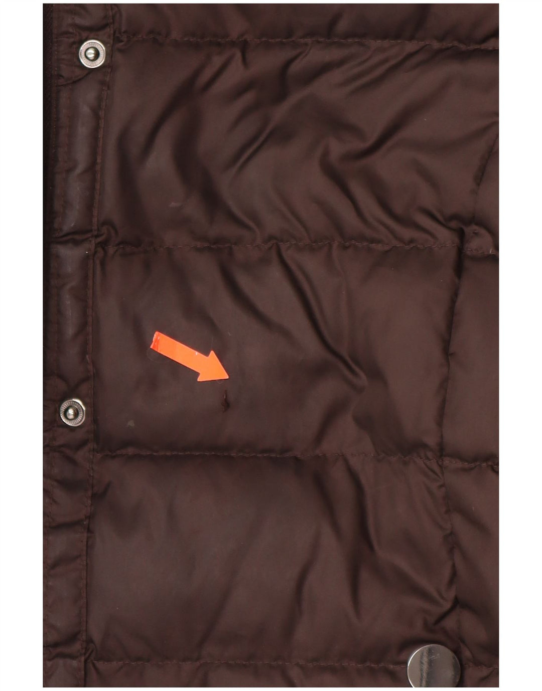 Casaco acolchoado feminino MASSIMO DUTTI UK 14 poliéster marrom médio