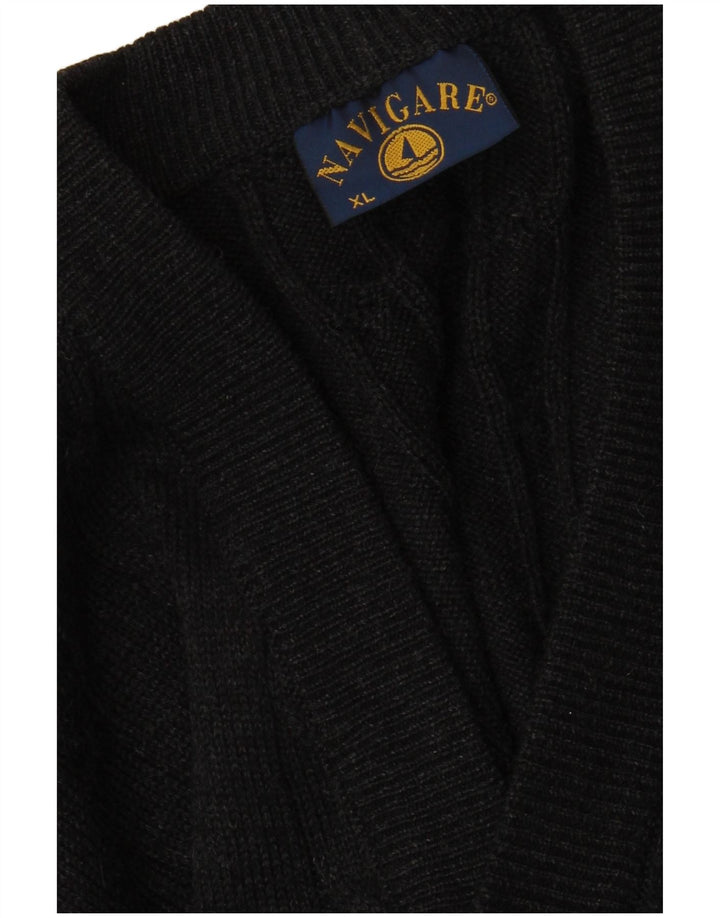 Suéter cardigã masculino Navigare XL cinza